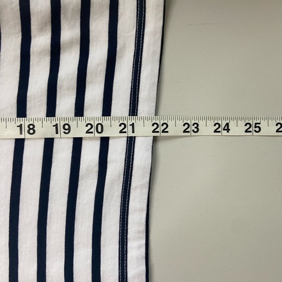 ATM White M Stripe Jersey Long Sleeve Boy Tee Nautical Classic Staple Preppy - Picture 10 of 10